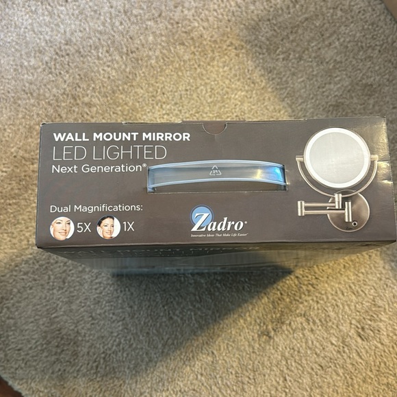 Wall LED Lighted Mount Mirror - Picture 3 of 5